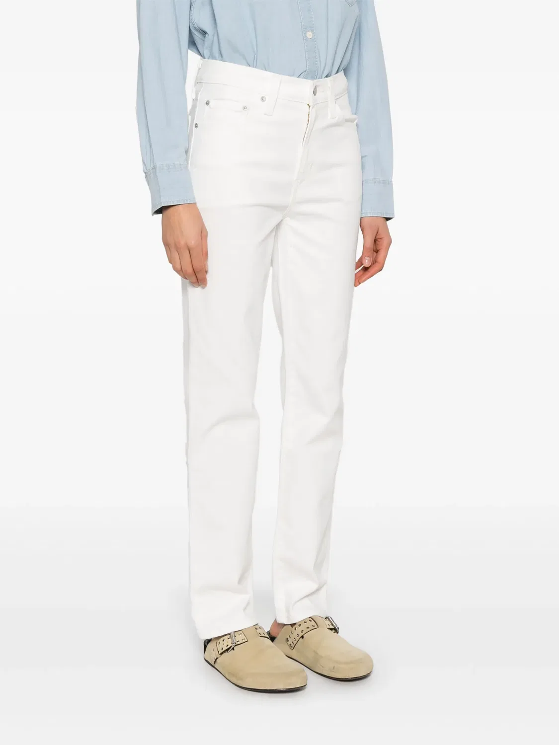Levi's Джинсы 724 белые — фото 4