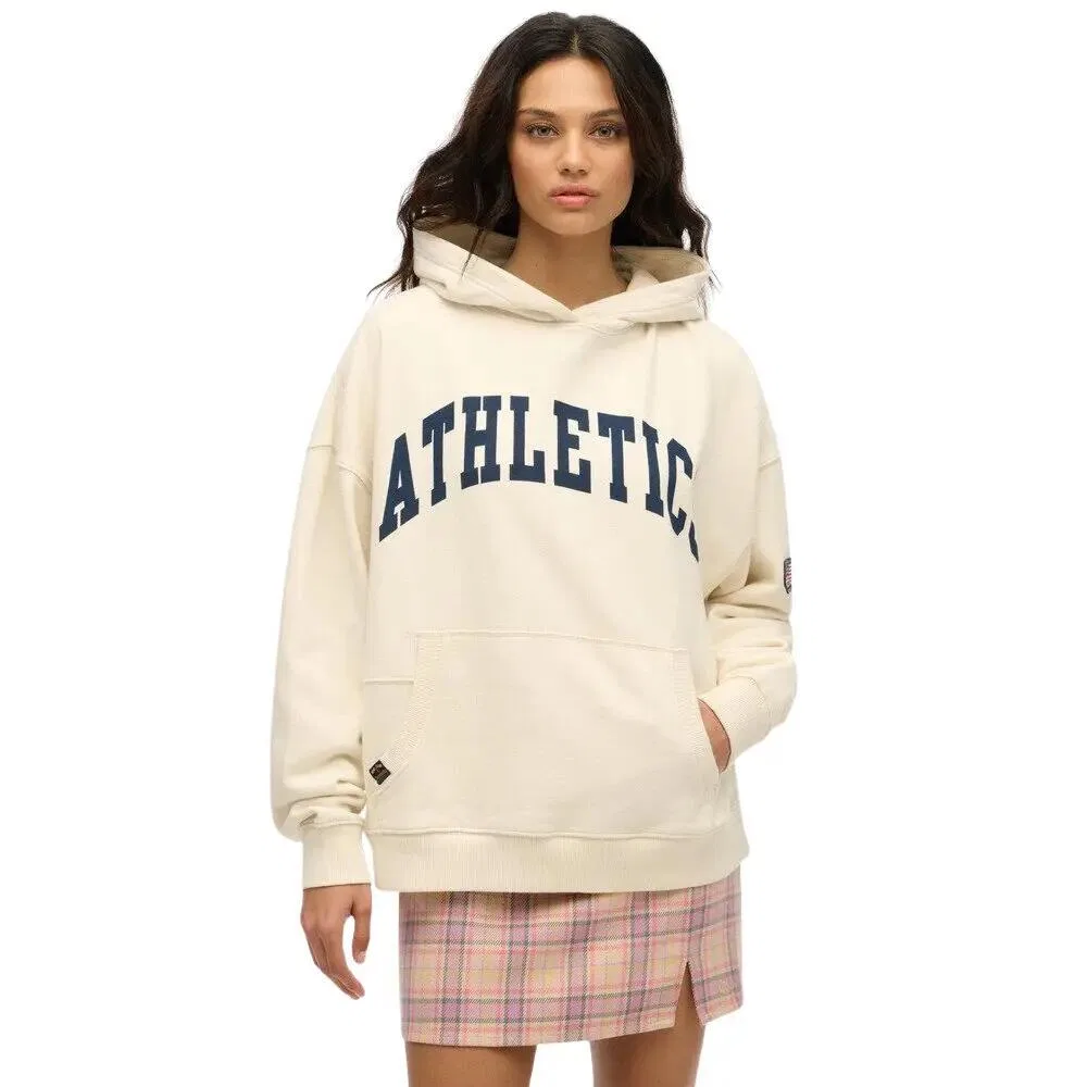 Женское худи Athletic Essentials Superdry, Weiß — фото 2