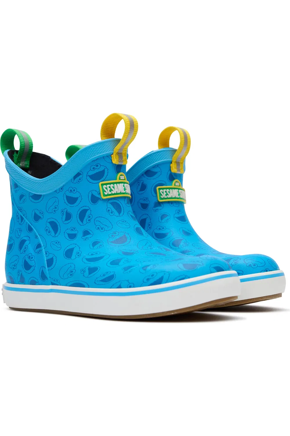 Детские сапоги водонепроницаемые с Sesame Street XTRATUF, Cookie Monster Blue — фото 4