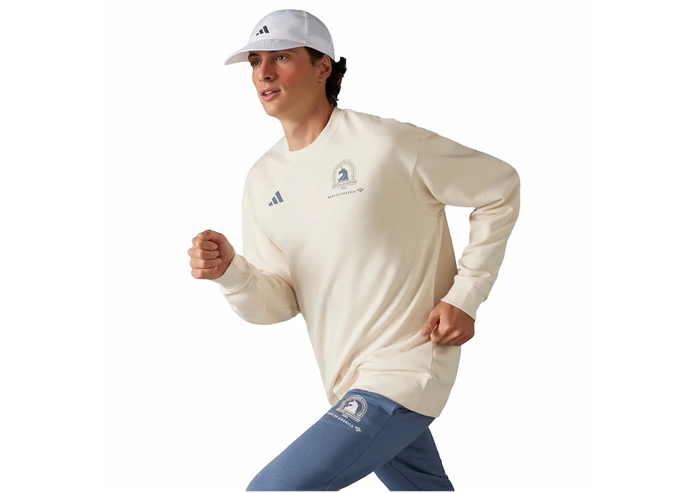 Мужской свитшот с длинным рукавом Adidas, Wonder White