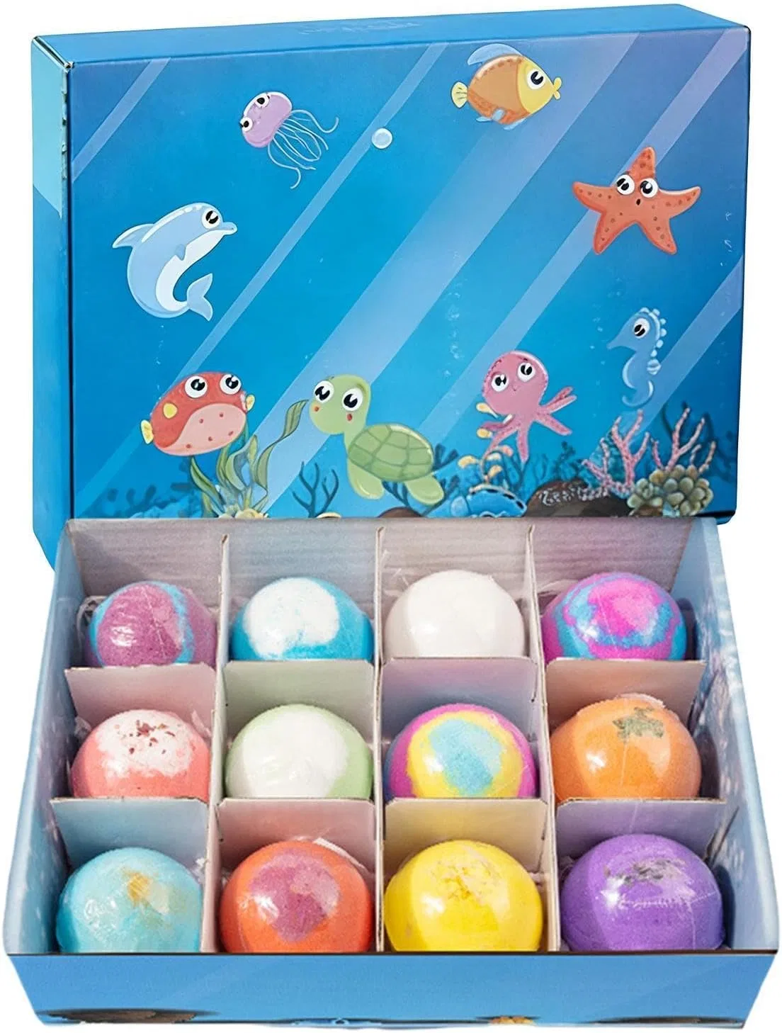 Бомбочки для ванны с сюрпризом, manhegari, 12 штук