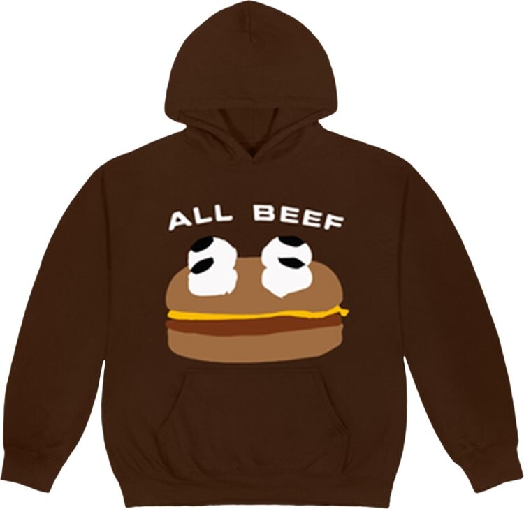 

Худи Cactus Plant Flea Market x McDonald's All Beef Hoodie 'Chocolate', коричневый