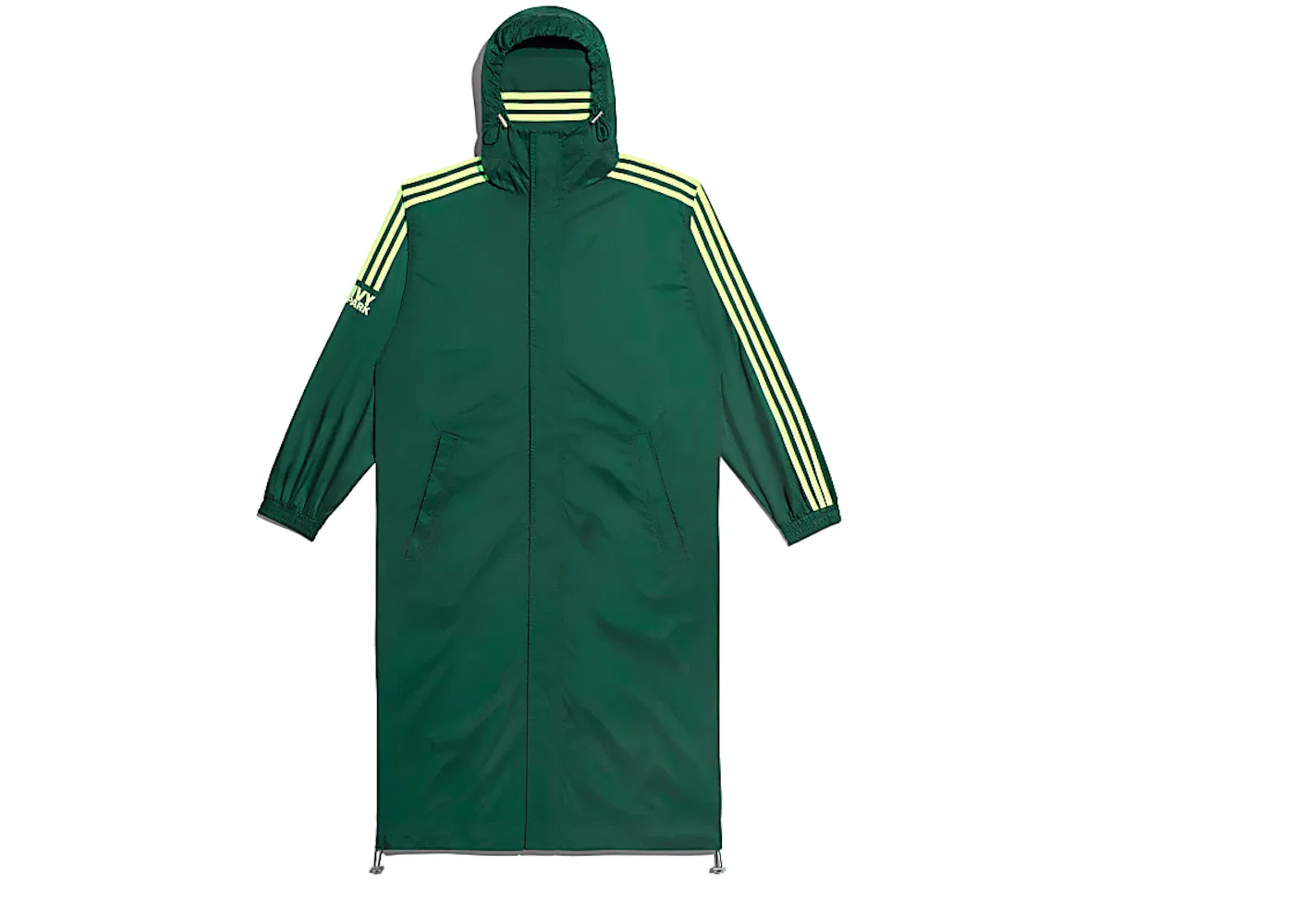 Унисекс-куртка ветрозащитная Jacket Adidas, Dark Green/Hi-Res Yellow