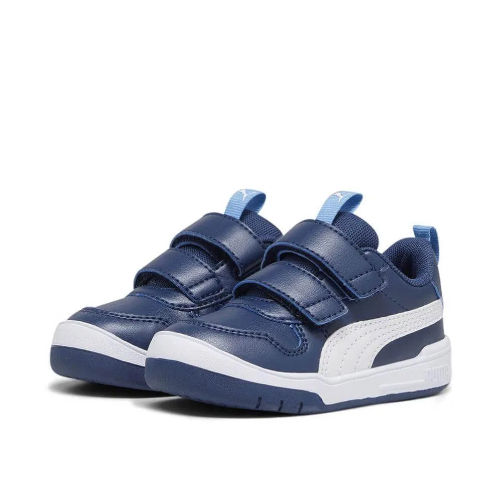 Детские кроссовки для мальчиков Puma 380740-18, Цвет: BLAU / WEISS — фото 4