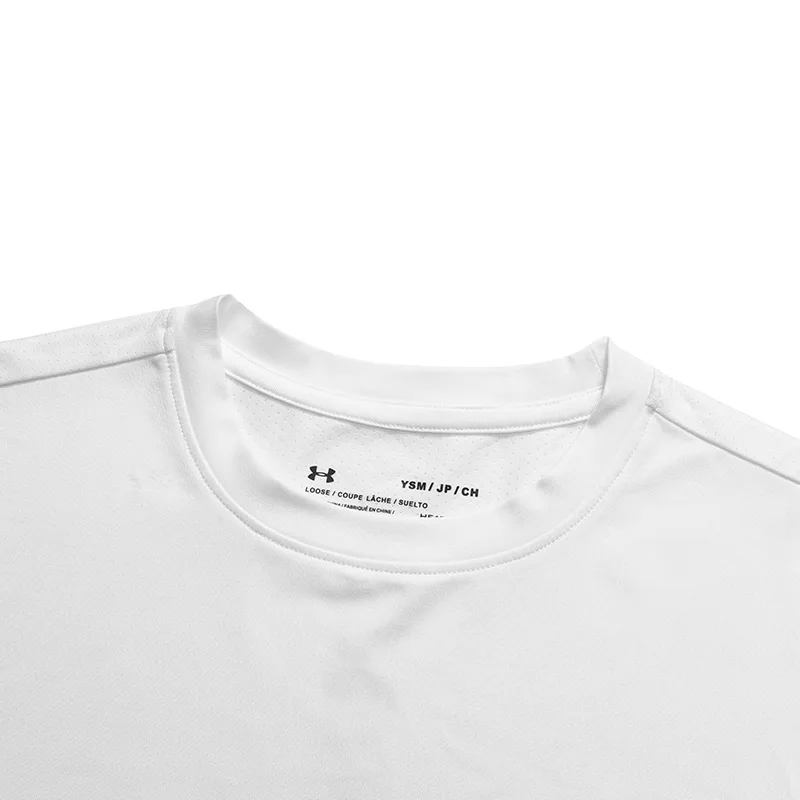 Футболка быстросохнущая для подростков Under Armour, белый — фото 4