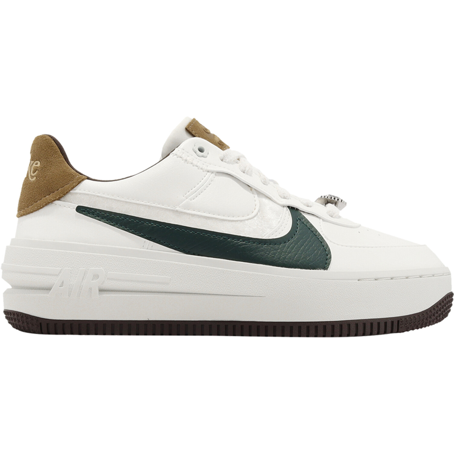 Кроссовки Nike Wmns Air Force 1 Platform, бело-зеленый