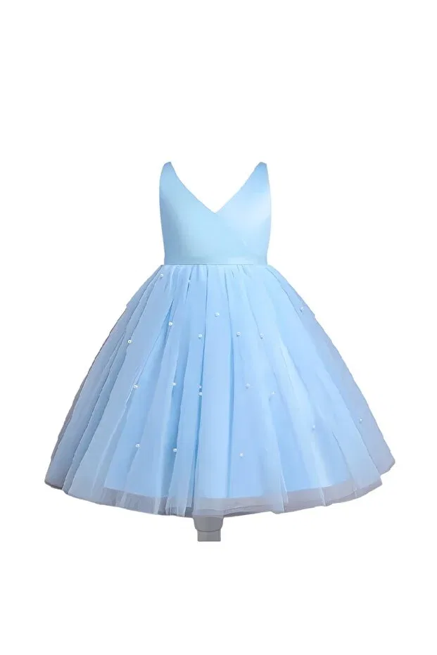 Детское платье для девочек сатиновое Care Nsmkidslife, Baby Blue