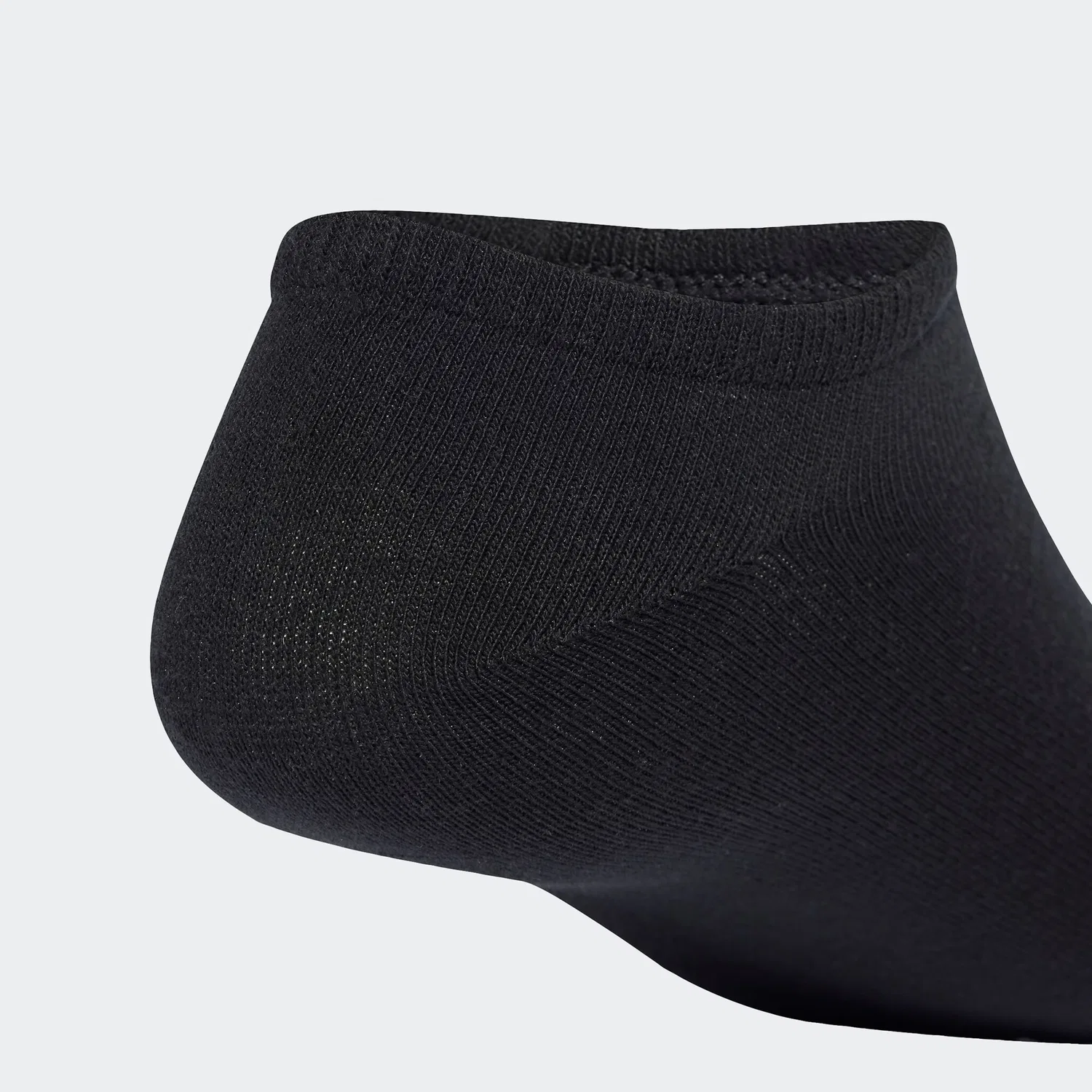 Мужские спортивные носки с экстракоротким кроем Adidas Originals, Black/Black/Black — фото 4