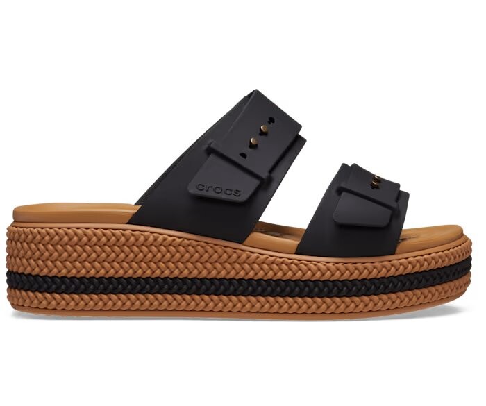 Сандалии Crocs Brooklyn Woven, черный