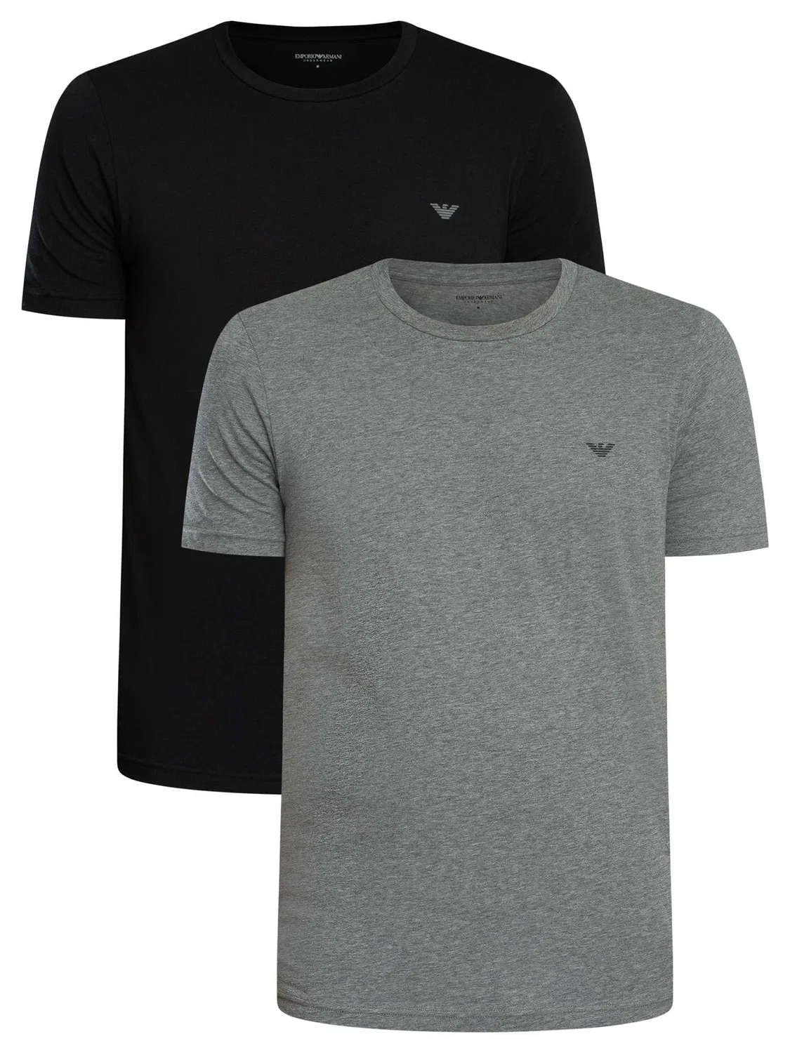 Мужская футболка с коротким рукавом 111267 3F720 Emporio Armani, Grey Melange/Black