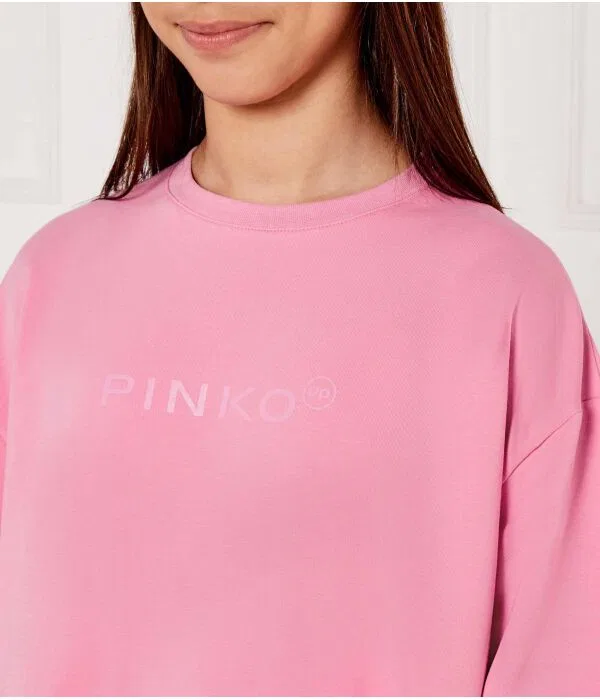 Детское пуловер для девочек свободного кроя Pinko Up, Rosa — фото 4