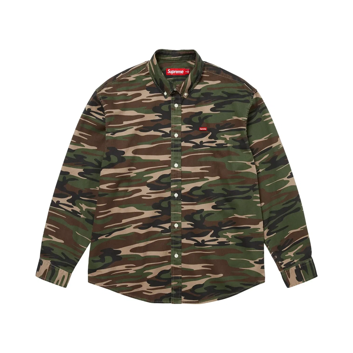 Рубашка Small Box Woodland Camo Supreme, Green