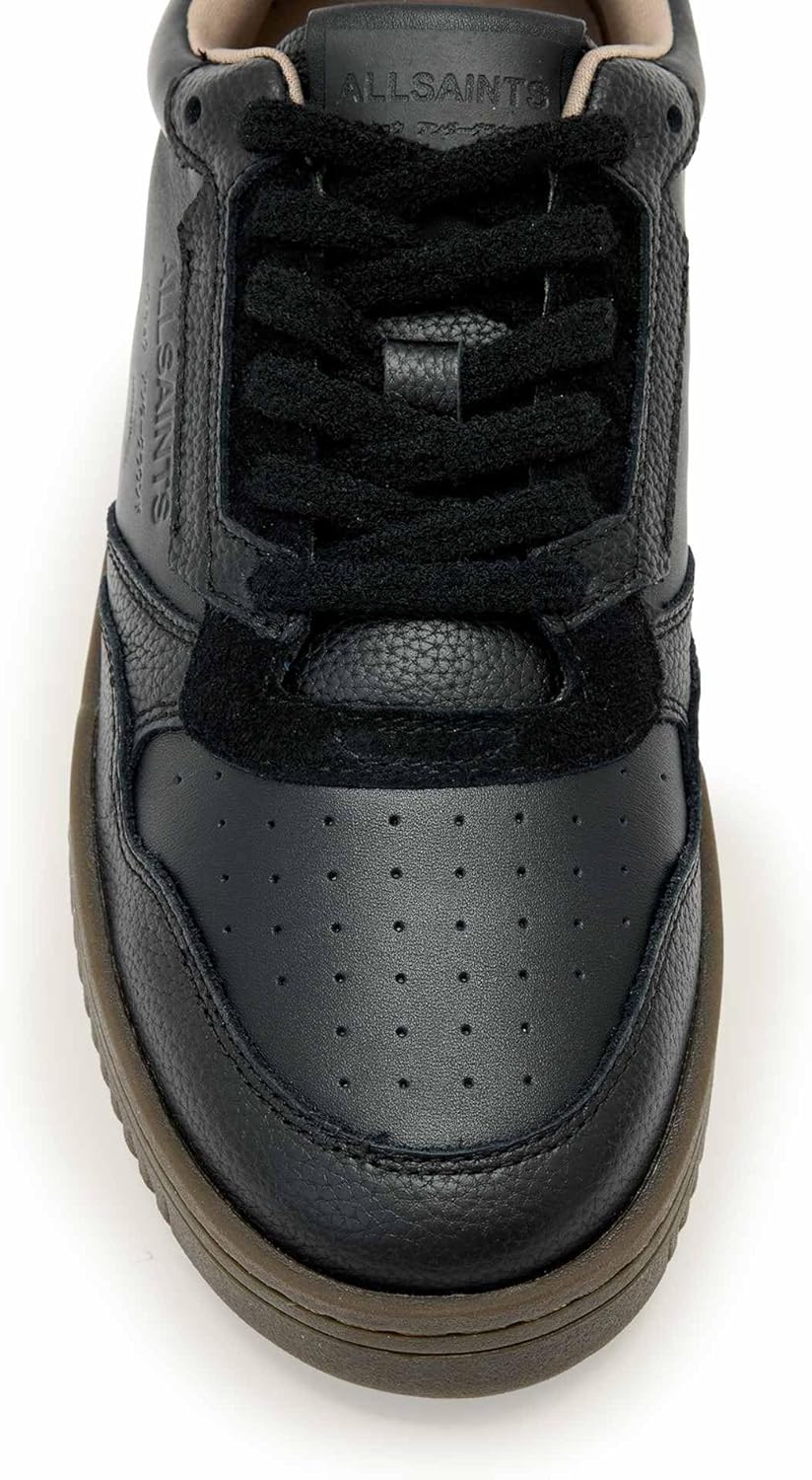 Мужские кеды AllSaints Regan Low Top, черный — фото 4