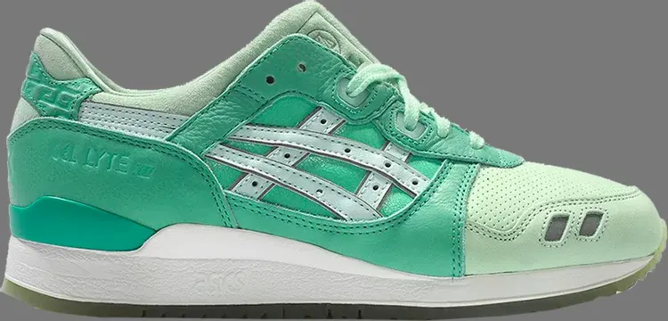 

Кроссовки highs and lows x gel lyte 3 'silverscreen' Asics, зеленый