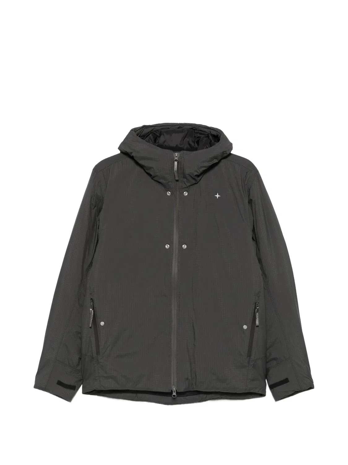 Куртка Stellina с капюшоном серая Stone Island, серый