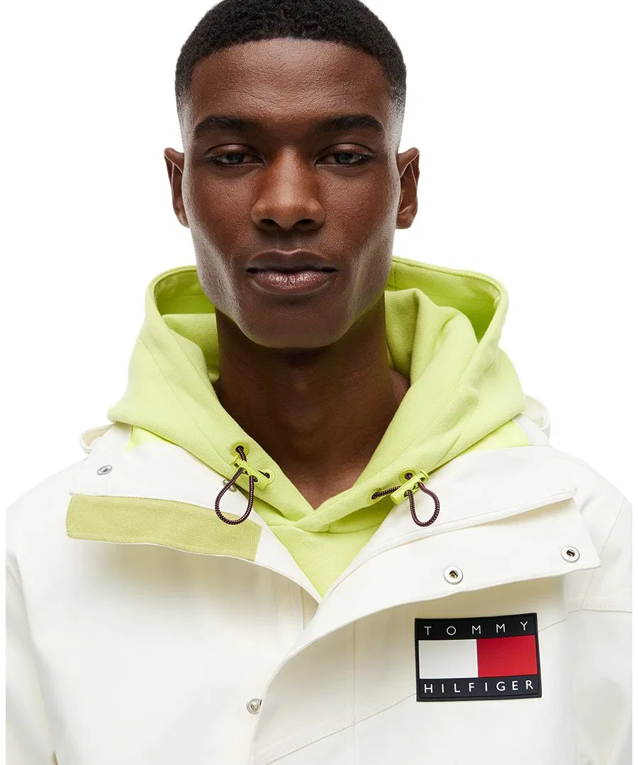 Ветровка мужская Tommy Hilfiger, Ecru — фото 4