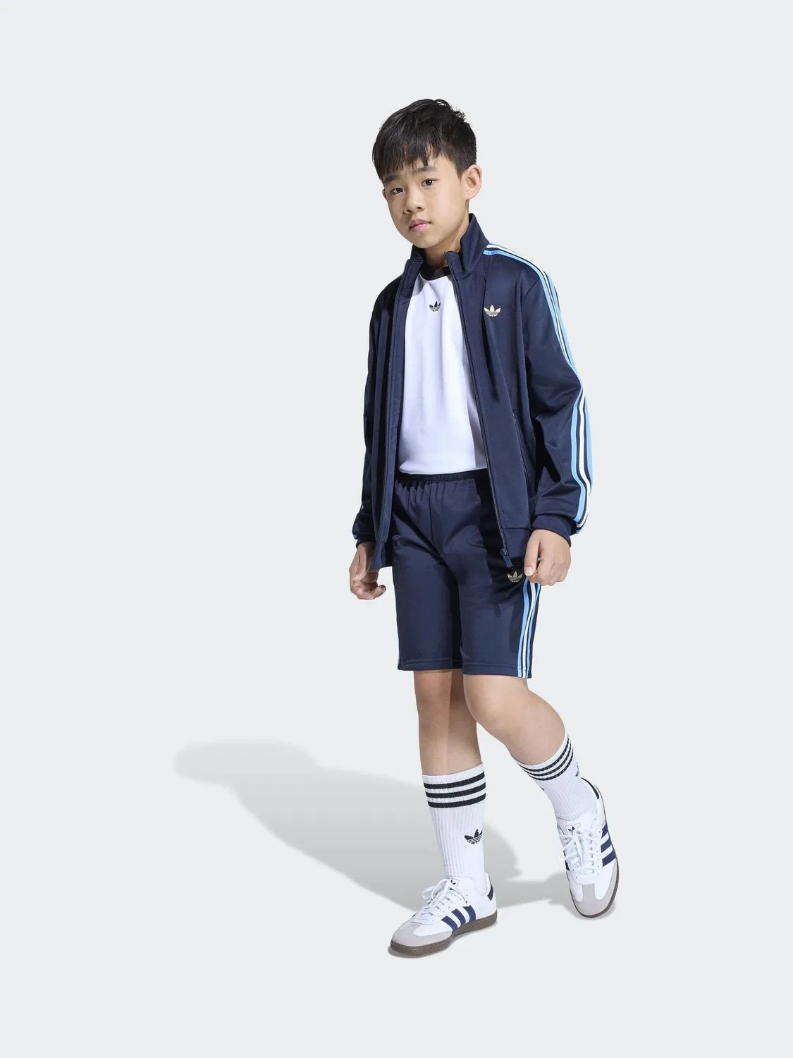 Толстовка Firebird Oversized, adidas Originals, синий — фото 3