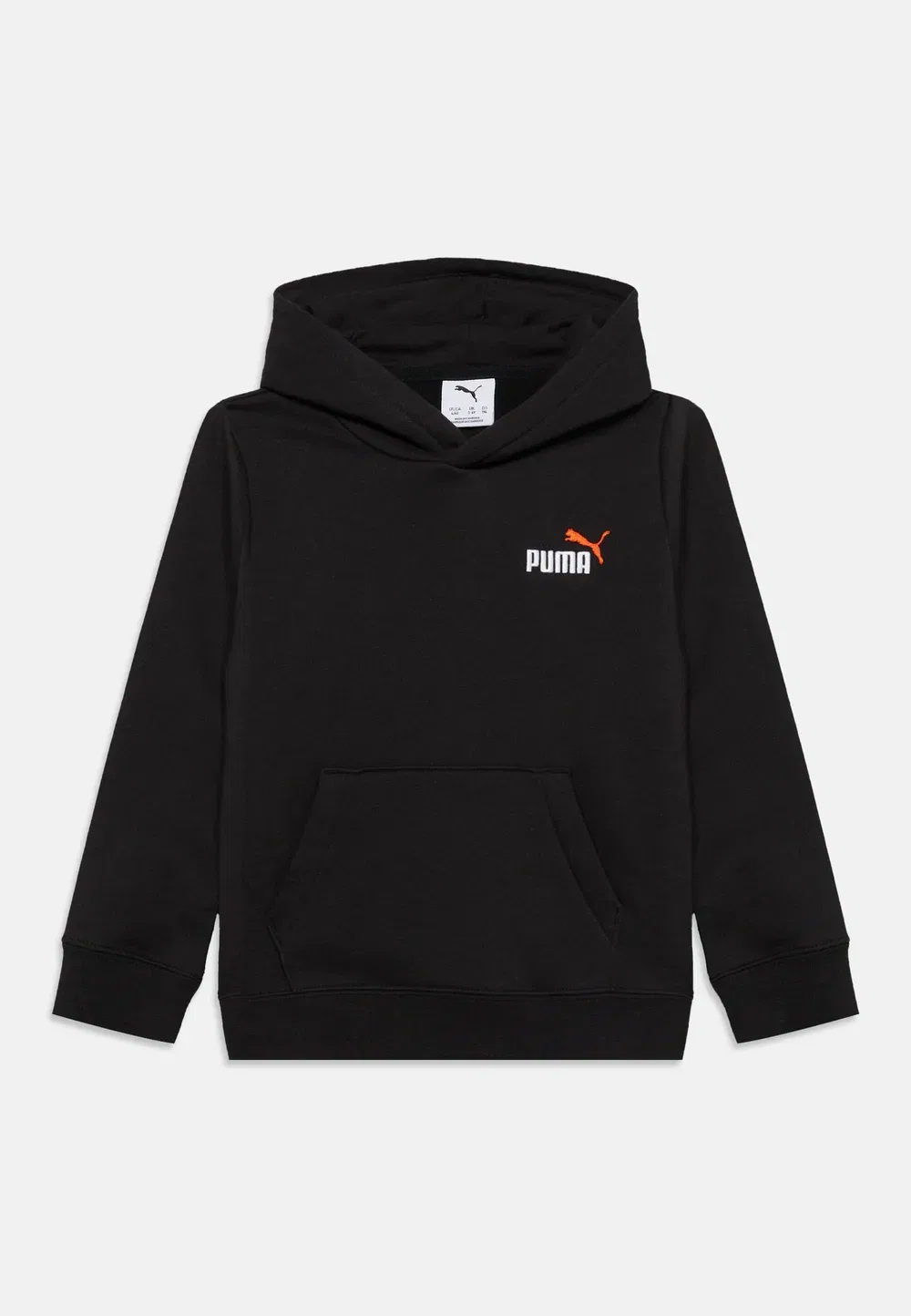 Худи унисекс с небольшим логотипом Puma, Black/Redflash