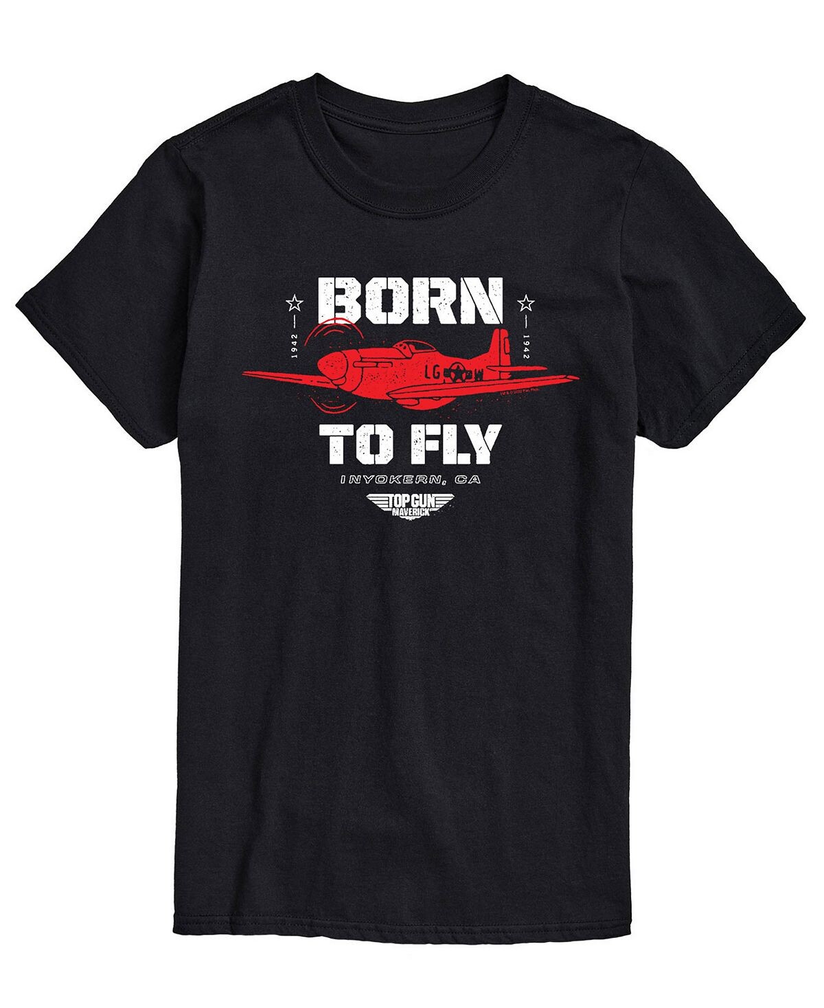 

Мужская футболка top gun maverick born to fly AIRWAVES, черный