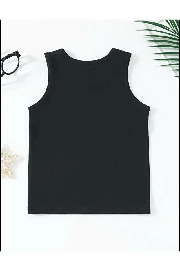 Детская футболка для мальчиков с принтом King Combed Cotton Morning Kids, Gray Black White — фото 4