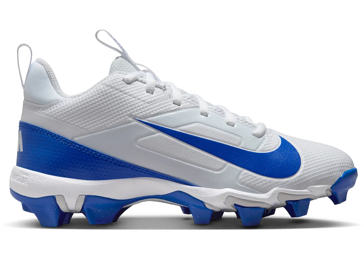 Детские бутсы с шипами Nike Alpha Menace 4 Shark, White/Hyper Royal/Photon Dust/Hyper Royal
