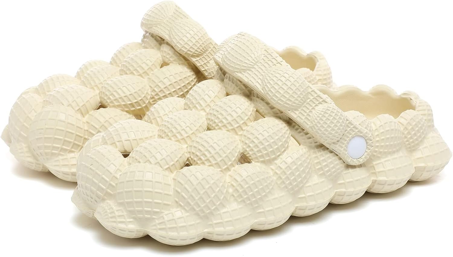 

Массажные шлепанцы с пузырьками, пузырчатые слайды для женщин/мужчин, забавные пузырчатые туфли, унисекс дышащие пляжные сандалии Jswei, белый