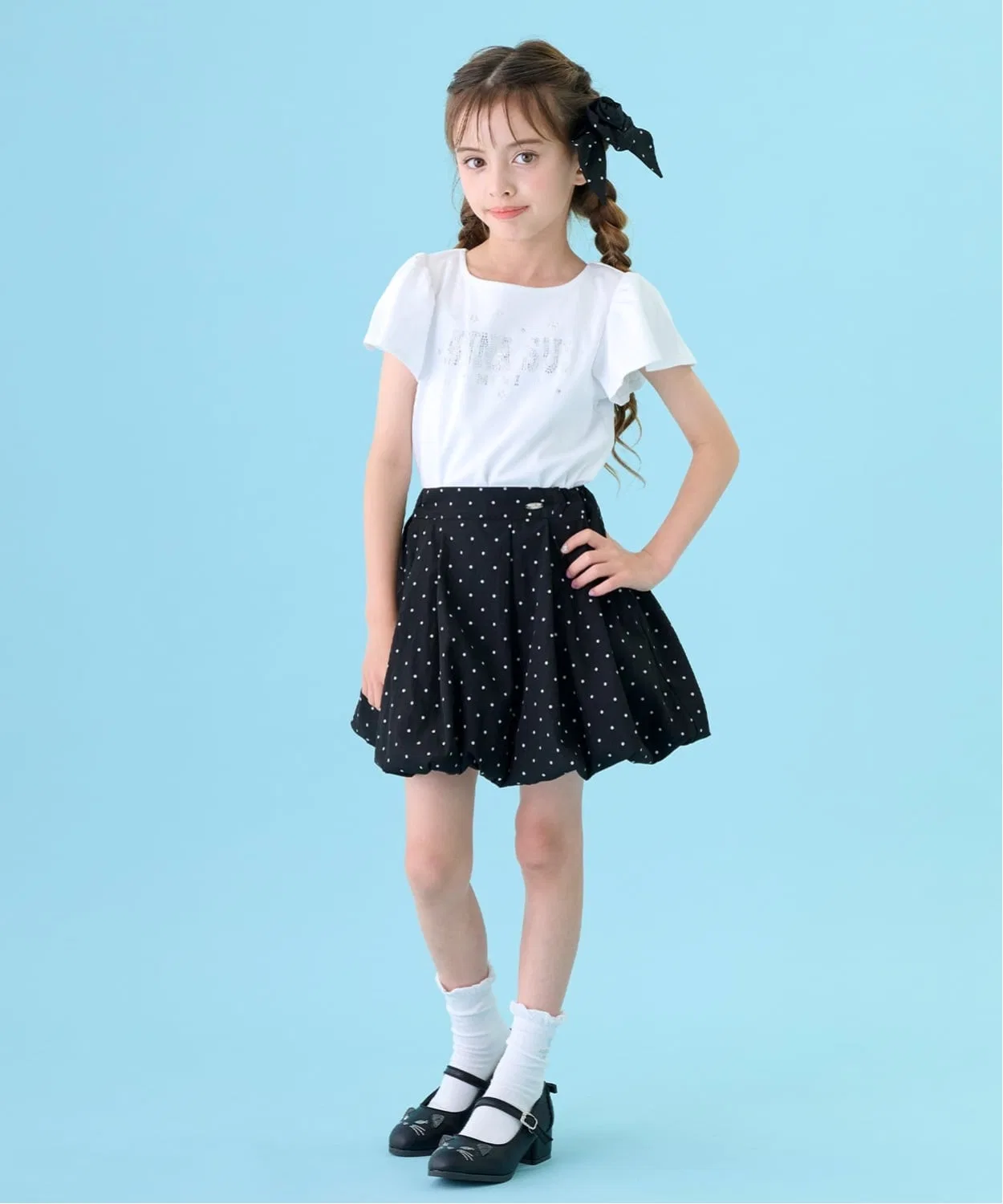 Детская футболка с принтом ANNA SUI mini, Белый — фото 4