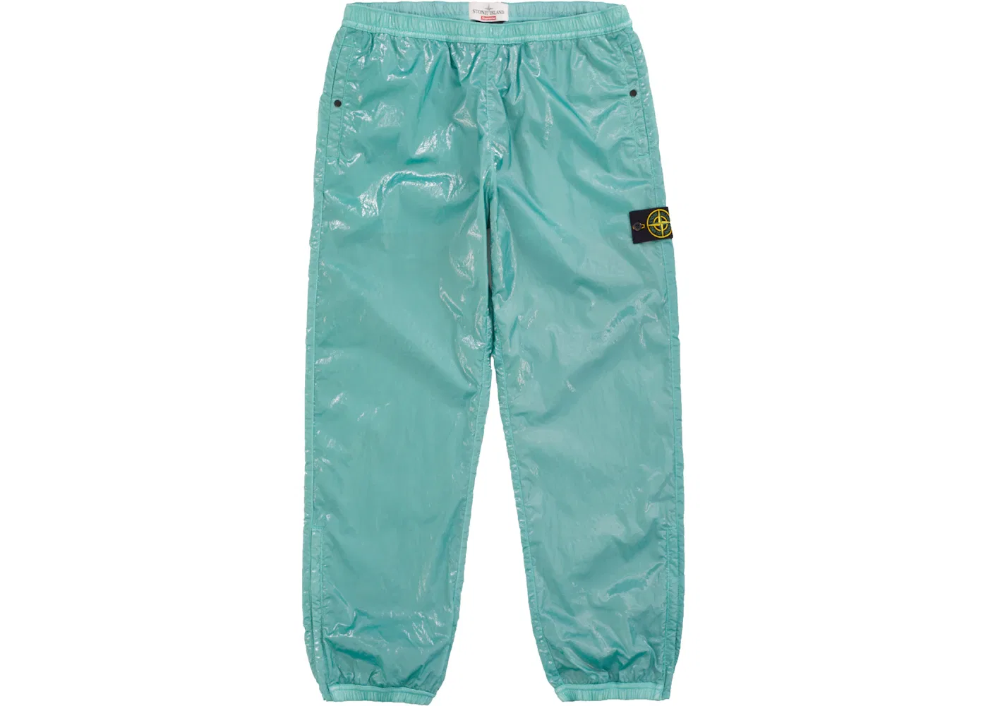 Мужские штаны из шелка Supreme Stone Island New Silk Light Pant, Light Blue