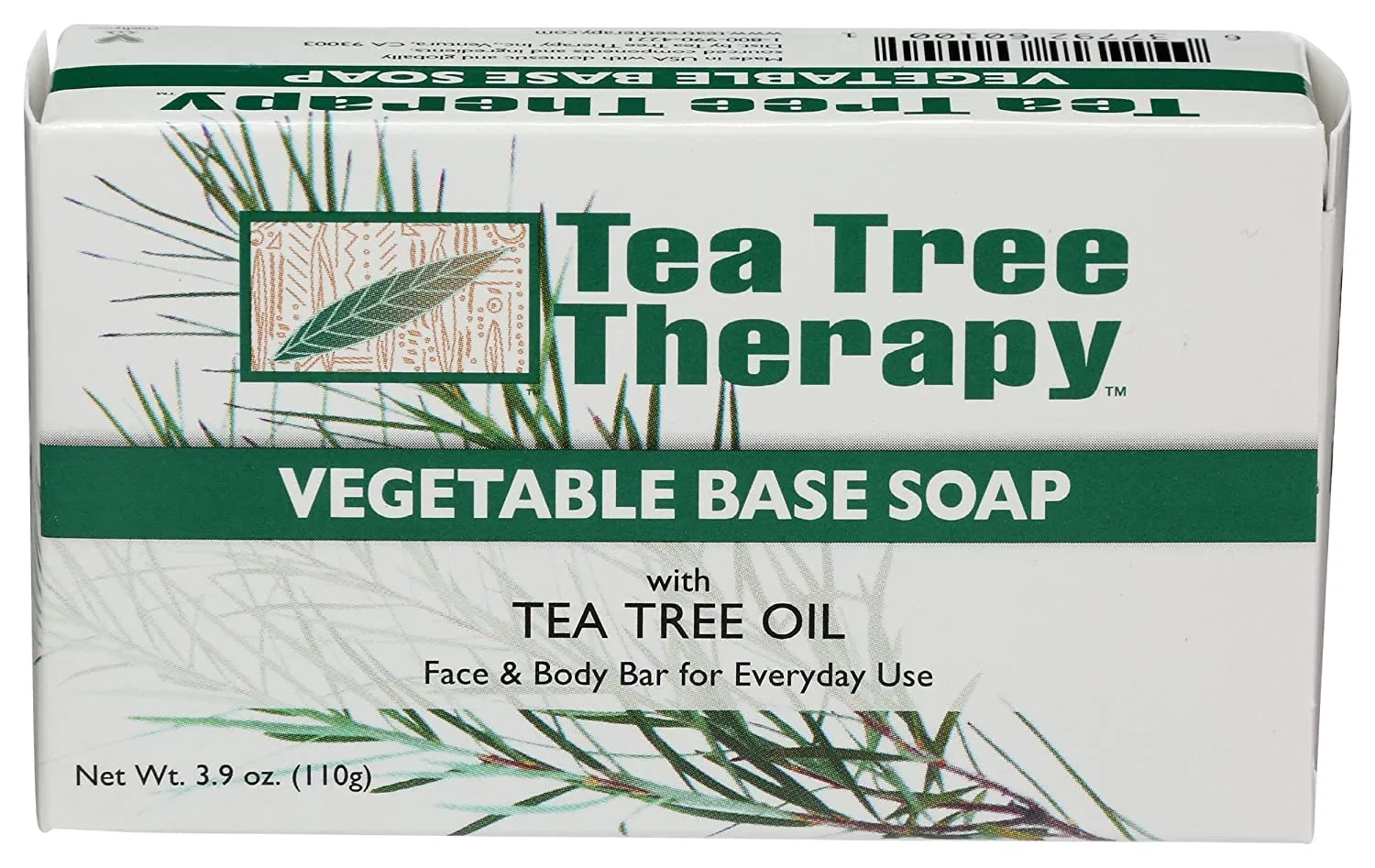 Мыло Tea Tree Therapy с маслом чайного дерева, набор 2 шт, 221.1 г