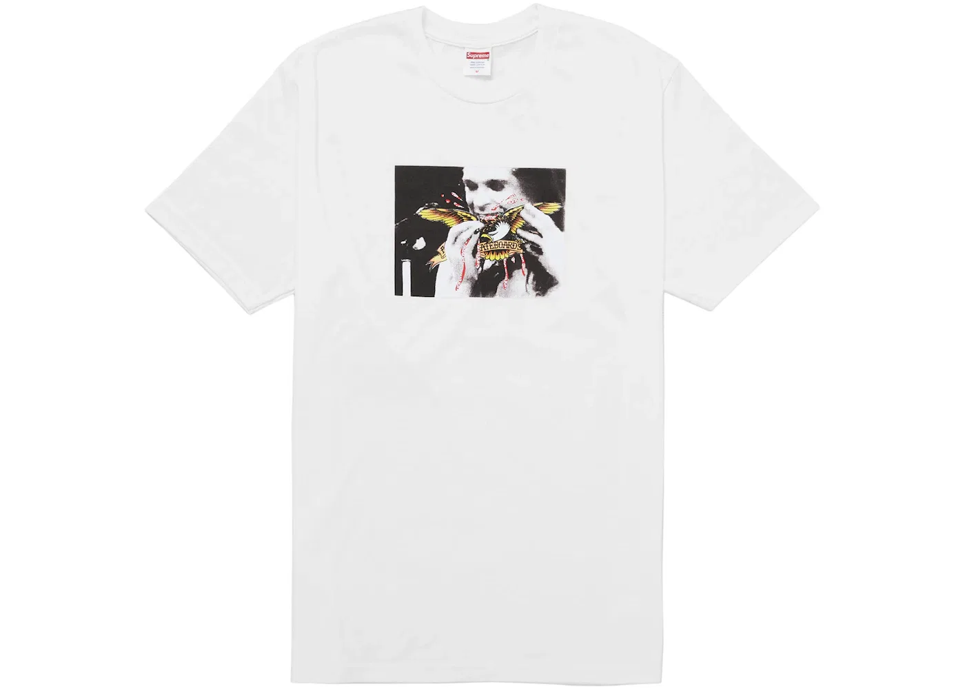 Мужская футболка Supreme Antihiro Ozzy Tee, White