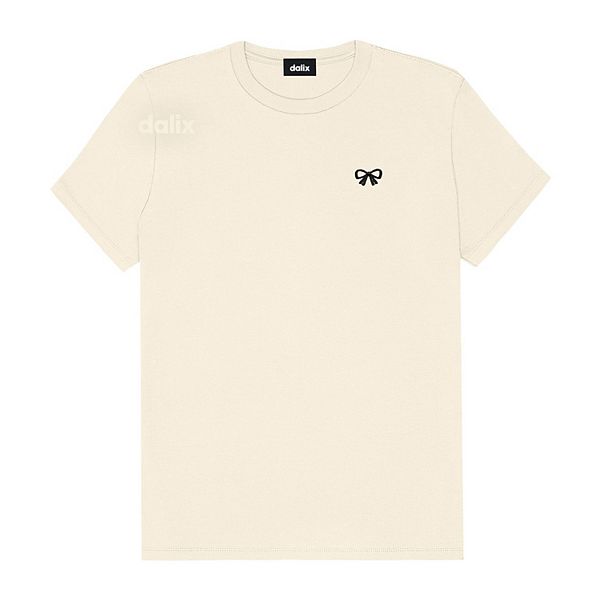 

Женская футболка с бантом Dalix, Natural