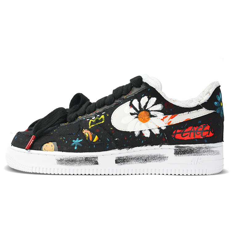 

Кроссовки Air Force 1 для скейтборда унисекс с низким верхом белого цвета Nike, черный