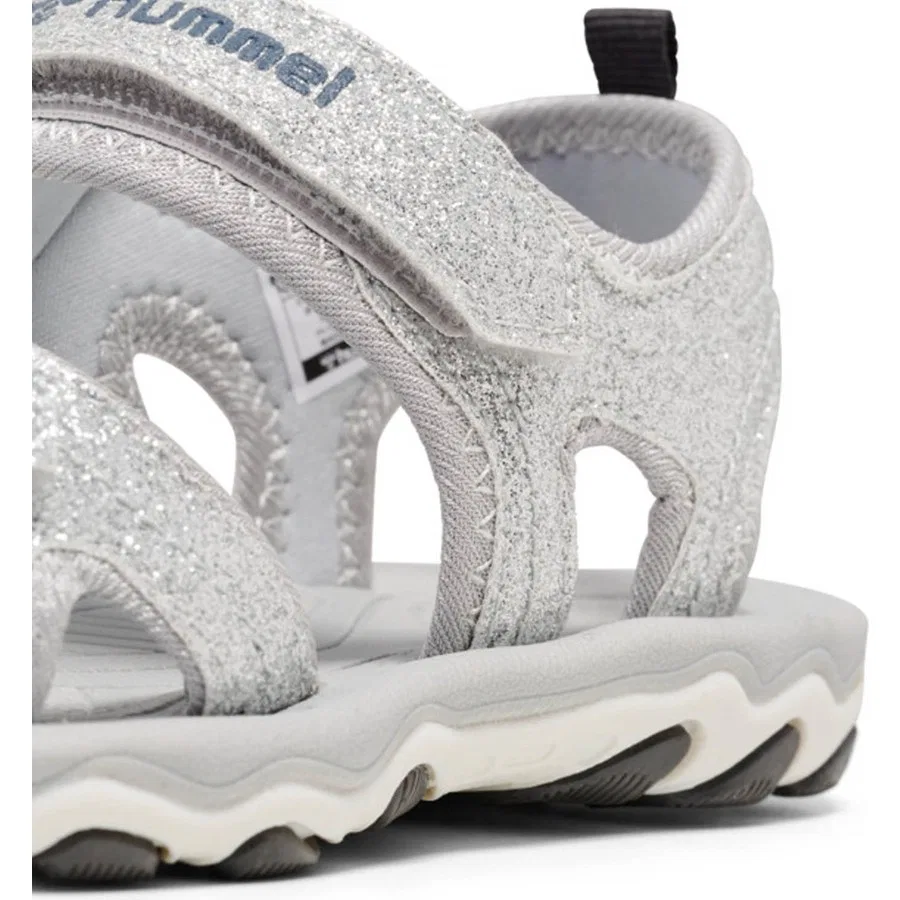 Сандалии Hummel Glitter Jr, Серый — фото 2