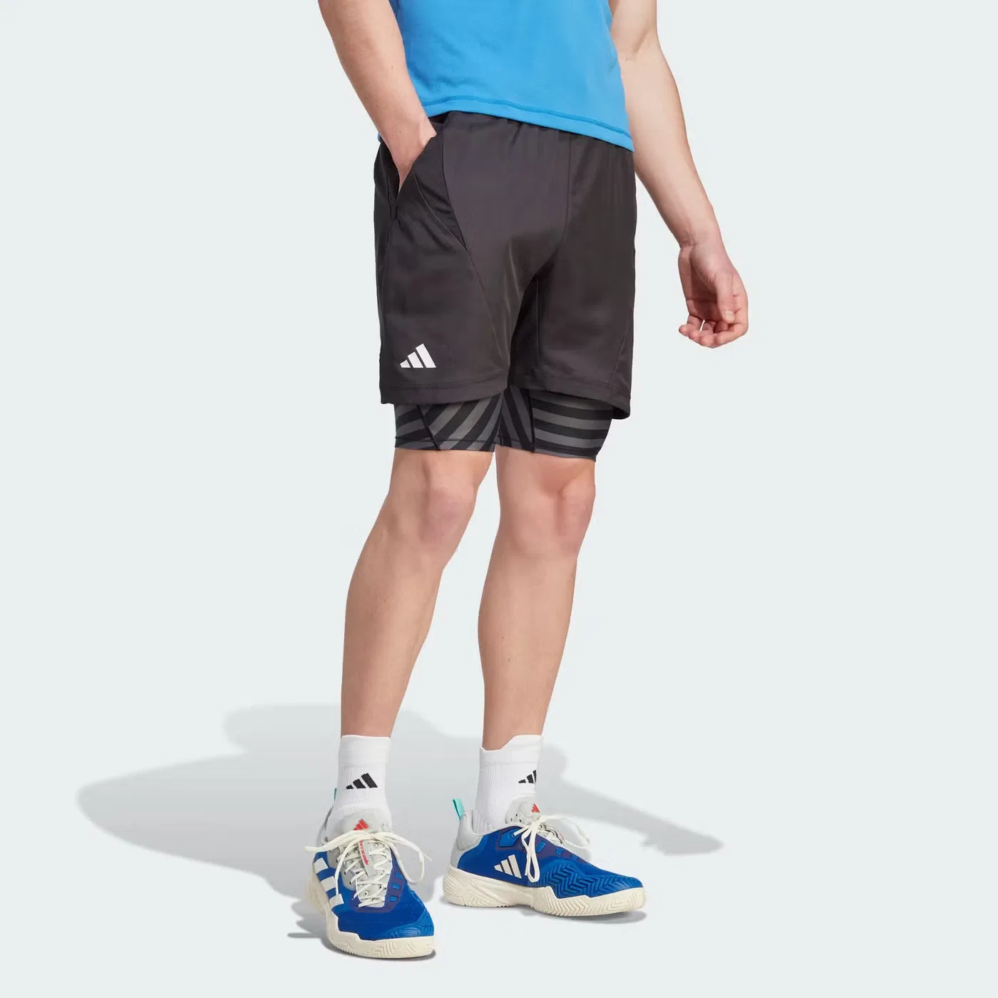 Шорты профессиональные с технологией Aeroready Adidas, черный — фото 2
