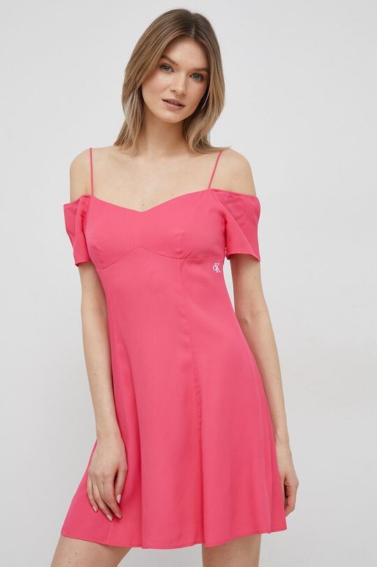 

Платье Calvin Klein Jeans, розовый