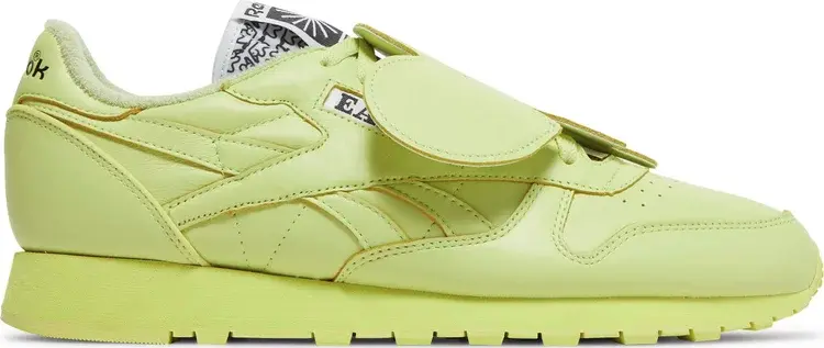 

Кроссовки eames office x classic leather 'eames elephant - cool aloe' Reebok, желтый, Желтый;зеленый, Кроссовки eames office x classic leather 'eames elephant - cool aloe' Reebok, желтый