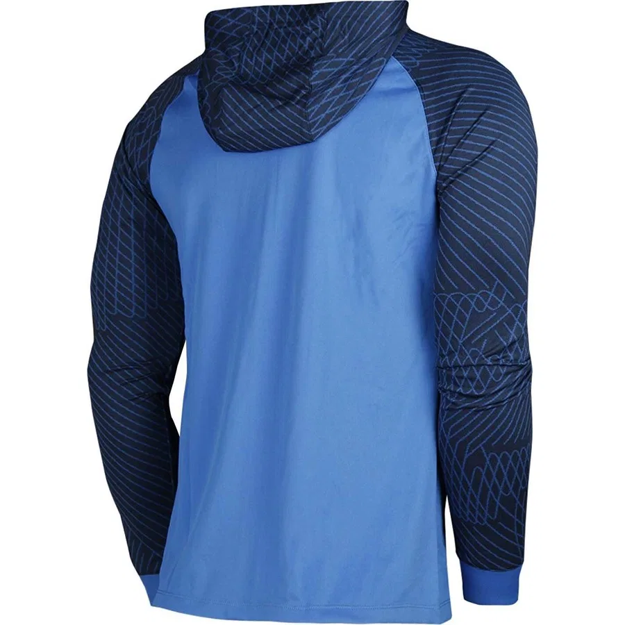 Свитшот спортивный с капюшоном Dri-Fit Strike Nike, Синий — фото 2