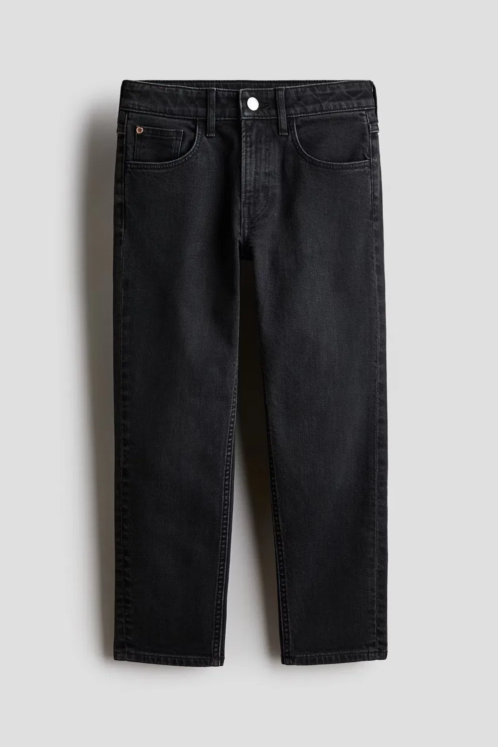 Свободные джинсы зауженного кроя H&M, Schwarz — фото 3