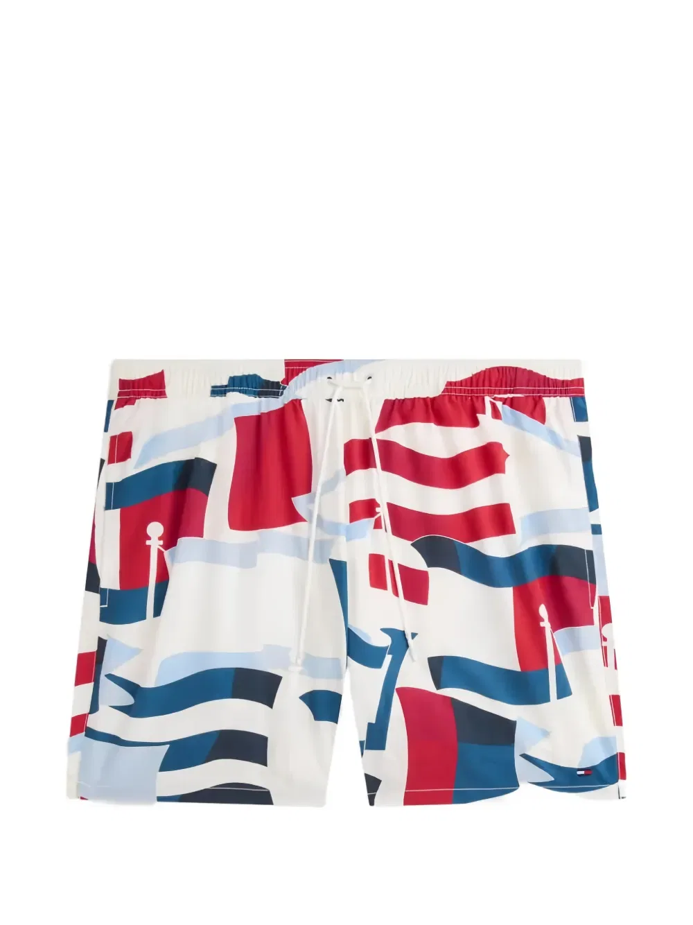 Шорты для плавания с принтом Tommy Hilfiger, кремовый