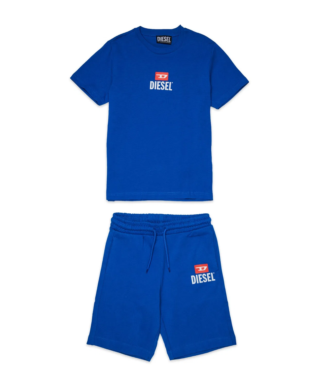 Детская футболка с коротким рукавом с брендовым логотипом DIESEL KIDS, Blue