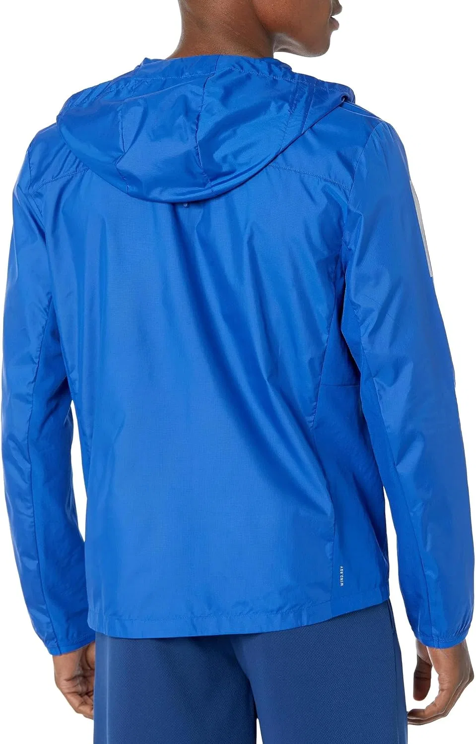 Мужская куртка для бега с ветрозащитой, adidas, Team Royal Blue — фото 2