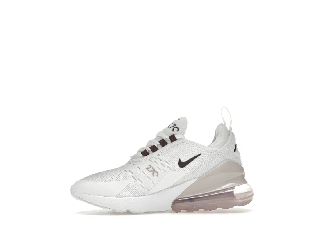 Детские кроссовки Lifestyle Nike Air Max 270, White/Burgundy Crush/Platinum Violet — фото 3