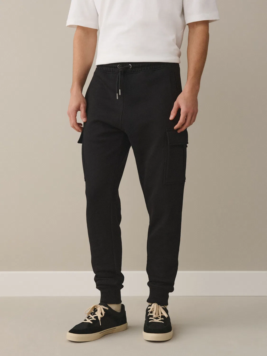 Джоггеры карго Slim Fit Brushback Next, черный