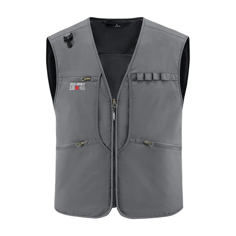 Детский жилет Unisex V-образным вырезом JEEP SPIRIT, Army Green — фото 3