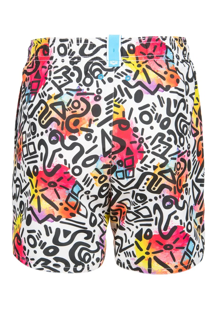 Пляжные шорты ARENA 'WATER PRINTS BEACH BOXER AO' в разноцветном исполнении — фото 3