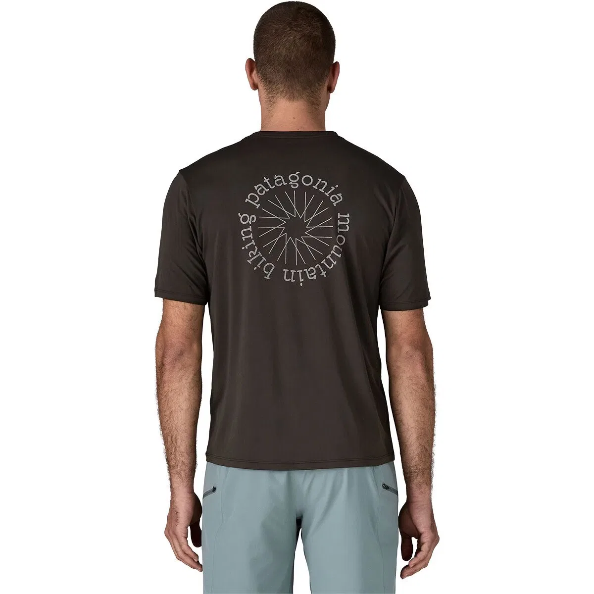 Футболка с коротким рукавом Capilene Cool Daily Spoke Stencil Patagonia, черный