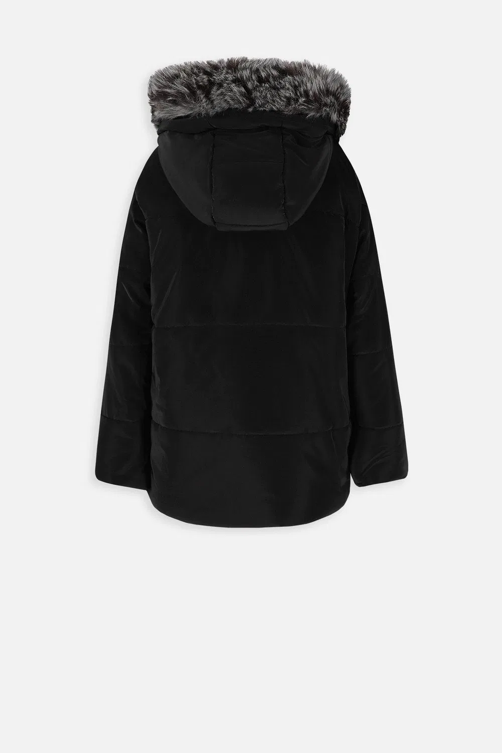 Детская зимняя куртка с отстегивающимся мехом Madchen Wanderjacke Winterjacke ZL3 Lemon Explore, Schwarz — фото 2