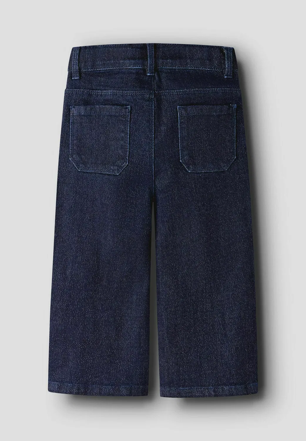 Джинсы с широкими штанинами и блестками - джинсы свободного кроя Name It, Dark Blue Denim — фото 3