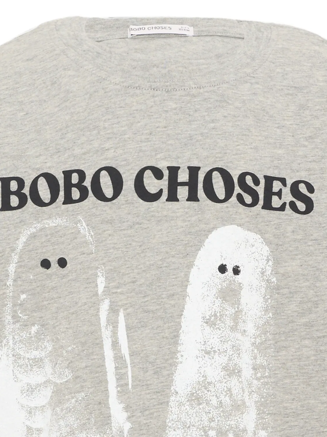 Футболка с длинными рукавами и графичным принтом Bobo Choses, серый — фото 3