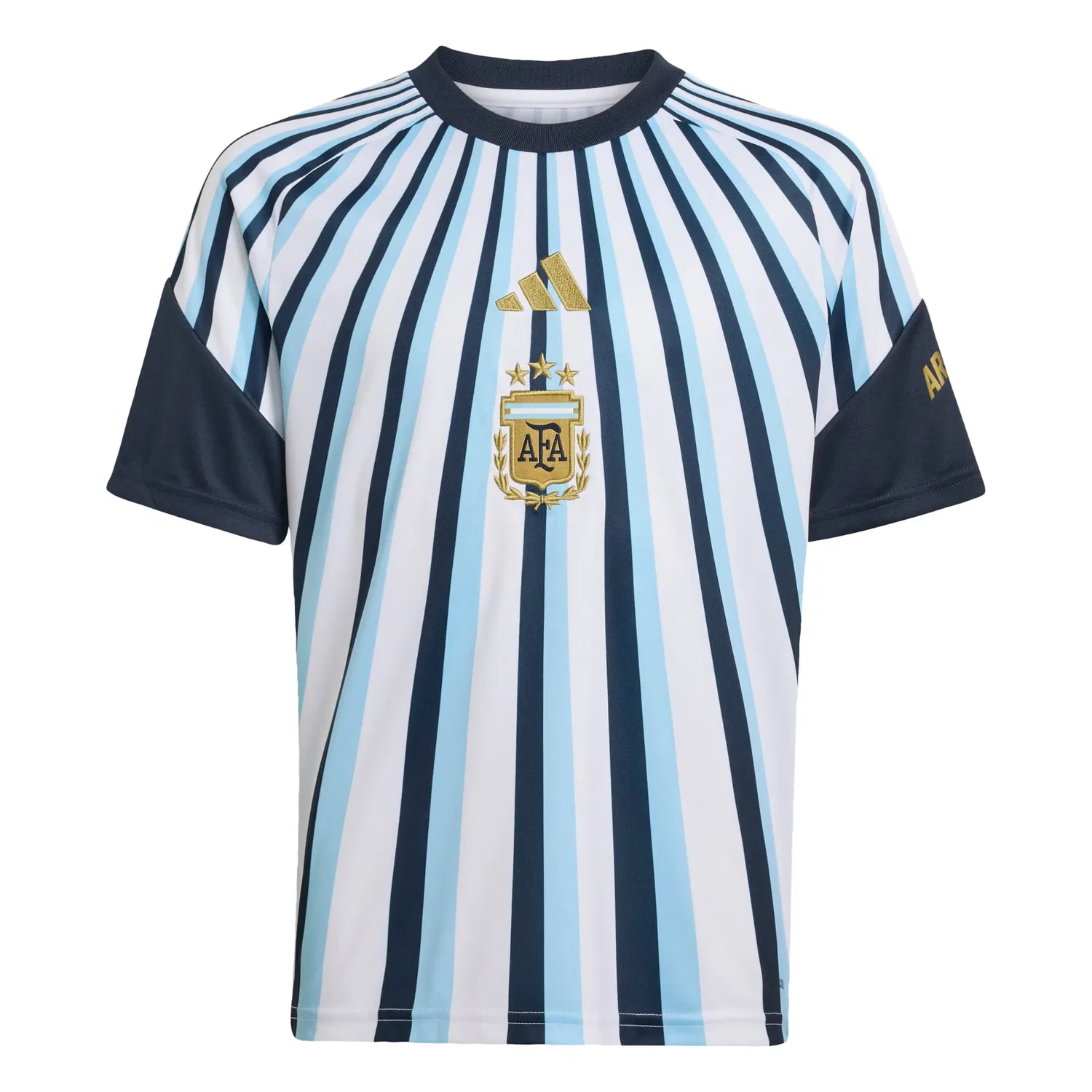 Футболка Adidas Performance Shirt Argentinien 26 Pre-Match в темно-синем и светло-голубом цветах